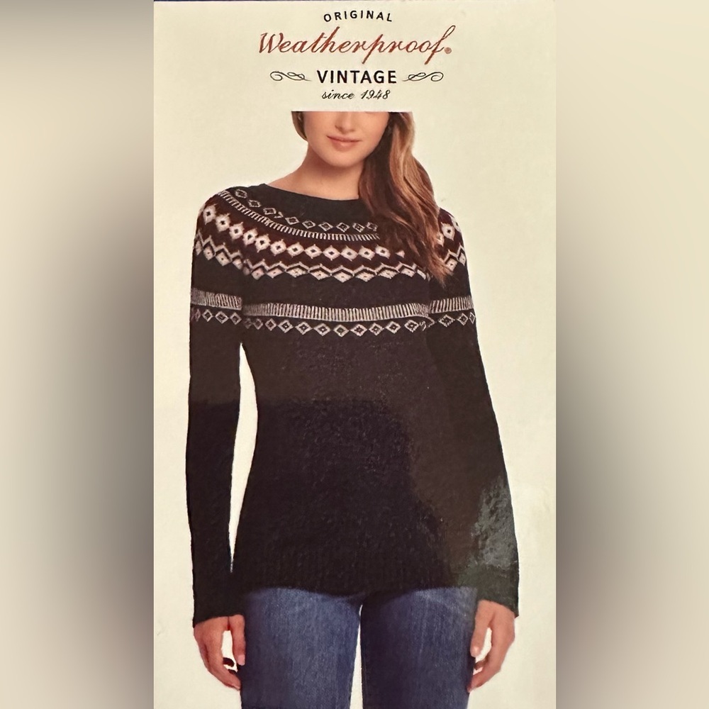 2x 🎉HP🎉 Women’s Original Weatherproof Vintage since 1948 Long Sleeve Sweater